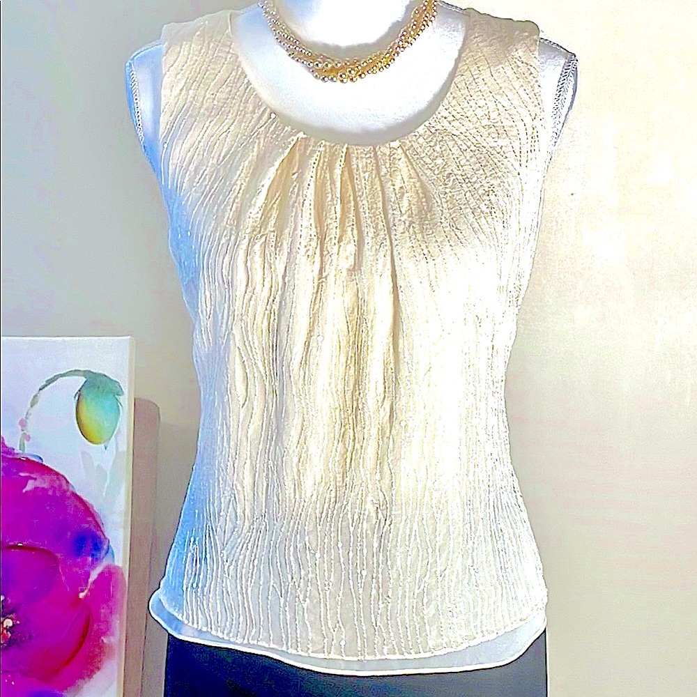 Talbots Silk Sleeveless Blouse - 8